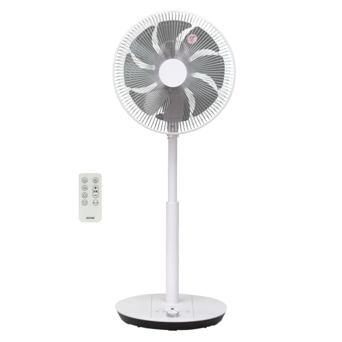 トヨトミ ハイポジション扇風機 DCモーター 8枚羽根 FS-DHT30R-W