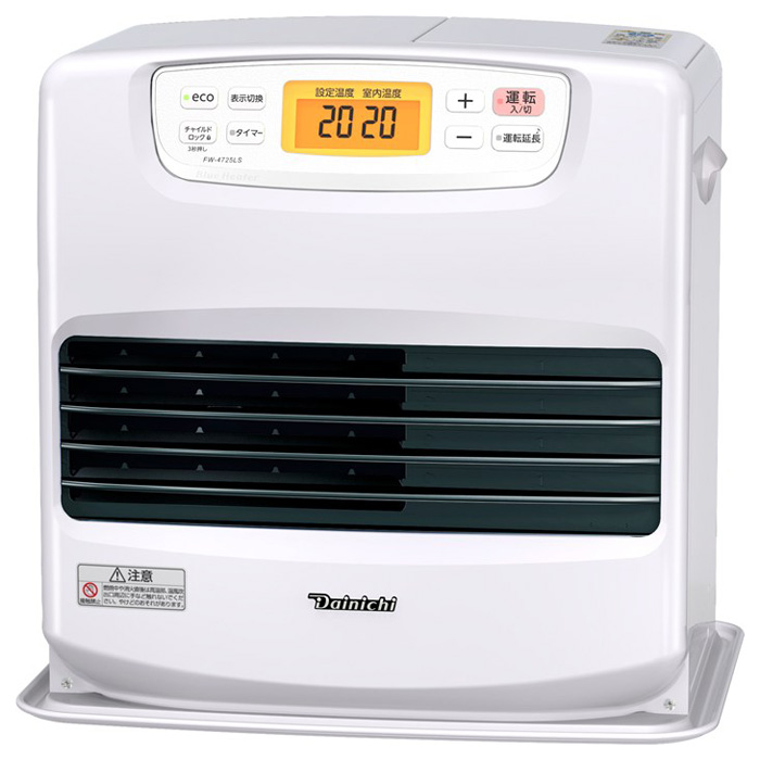 ダイニチ 石油ファンヒーター 木造12畳 鉄筋17畳 FW-4725LS-W ムーンホワイト