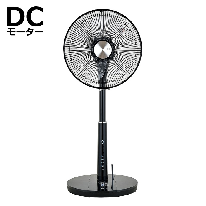 おおたけ 扇風機 DCモーター リビング扇風機 フルリモコン GF-DC325FR-K ブラック