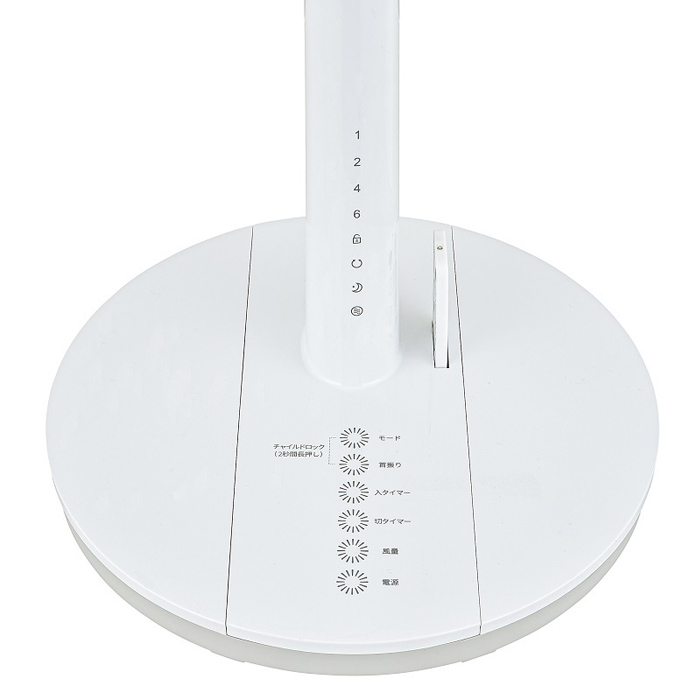 おおたけ 扇風機 DCモーター リビング扇風機 フルリモコン GF-DC325FR-W ホワイト