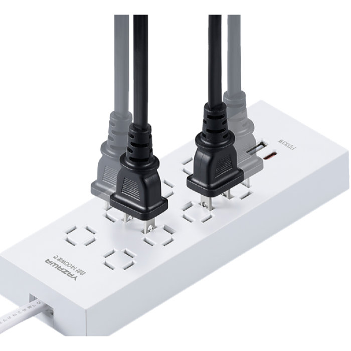 YAZAWA ヤザワ OAタップ コンセント革命8個口 PD33W付 白 2m H5802PD33WH ホワイト ヤザワコーポレーション