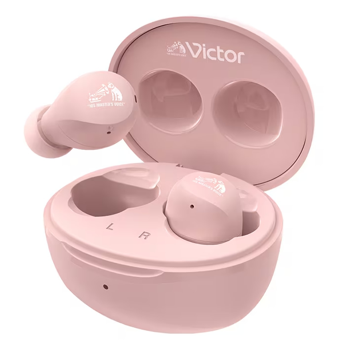 ビクター 完全ワイヤレスイヤホン HA-A6T-P ピンク Victor