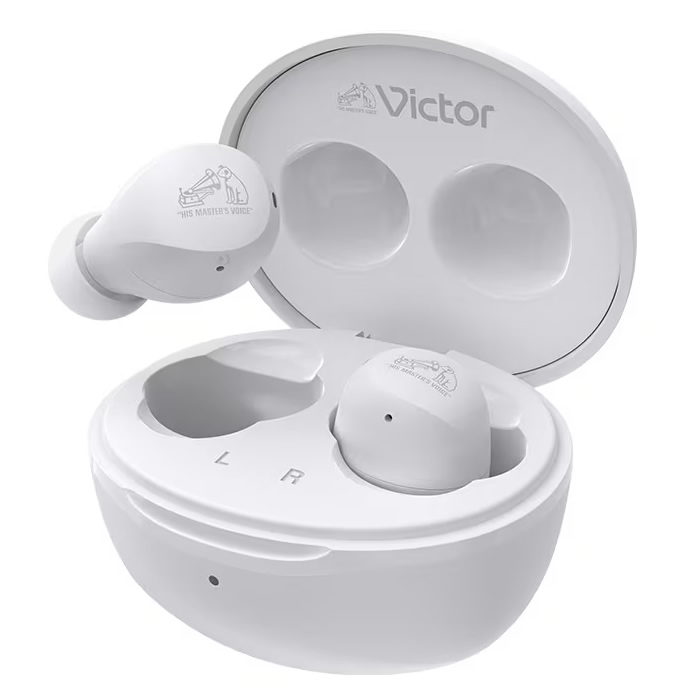 ビクター 完全ワイヤレスイヤホン HA-A6T-W ホワイト Victor