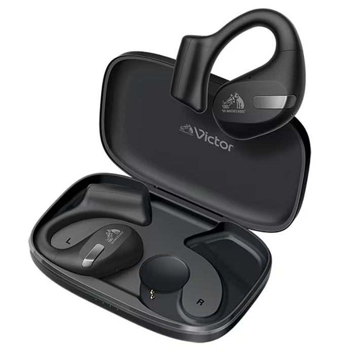 ビクター フックタイプ完全ワイヤレスイヤホン nearphones HA-NP50T-B ブラック Victor