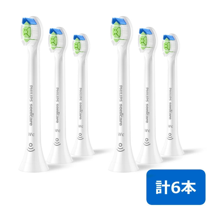 【2セット】フィリップス ソニッケアー専用 替えブラシ ホワイトプラス ブラシヘッド コンパクト HX6073/14 3本組×2セット(計6本) HX6073-14-2SET 【メール便】