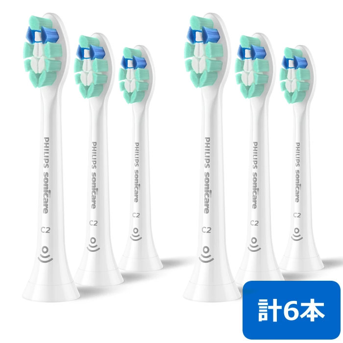 【2セット】フィリップス ソニッケアー専用 替えブラシ クリーンプラスブラシヘッド HX9023/14 3本組×2セット(計6本) HX9023-14-2SET ホワイト【メール便】