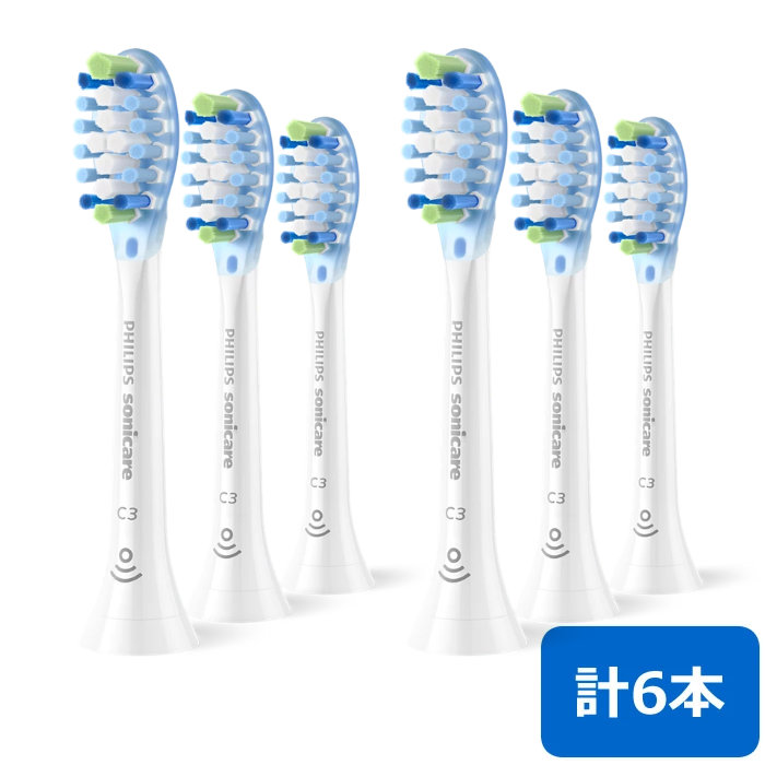 【2セット】フィリップス ソニッケアー専用 替えブラシ プレミアムクリーン ブラシヘッド HX9043/14 3本組×2セット(計6本) HX9043-14-2SET【メール便】