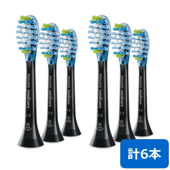【2セット】フィリップス ソニッケアー専用 替えブラシ プレミアムクリーン ブラシヘッド HX9043/91 3本組×2セット(計6本) HX9043-91-2SET【メール便】