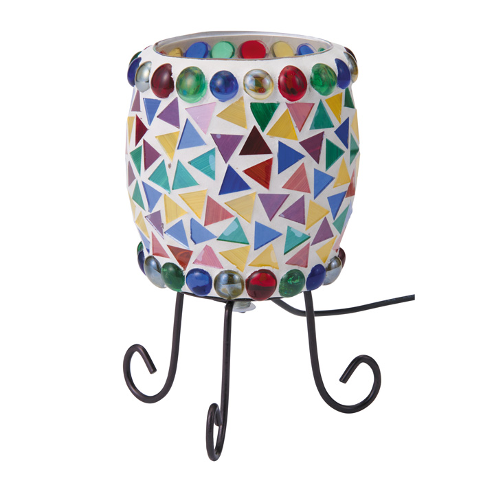 イシグロ ミニモザイク LEDランプ 無段階調光 メンシェイ ACアダプター付き I-21369 マルチ