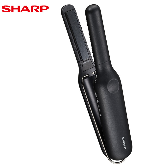 シャープ パワーモバイルコードレスアイロン IB-S510B-B スムースブラック SHARP