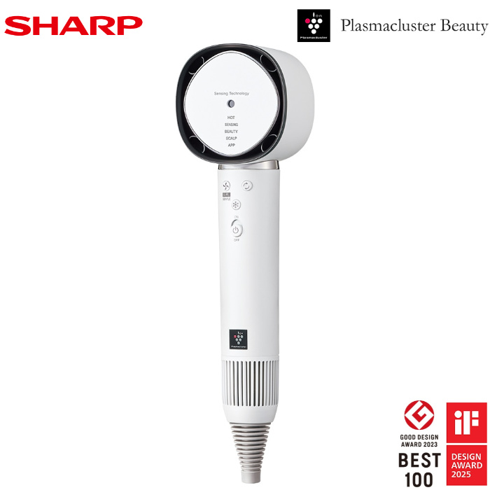 シャープ プラズマクラスタードレープフロードライヤー IB-WX902-W ルミナスホワイト SHARP