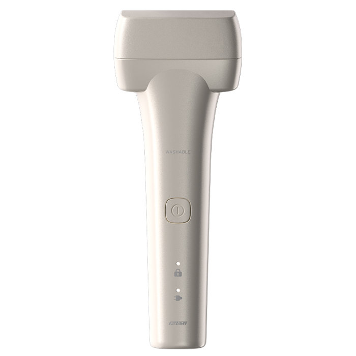 マクセルイズミ 往復式シェーバー 長寿命刃 サステバ 搭載 4枚刃モデルIZF-V845W-W ホワイト