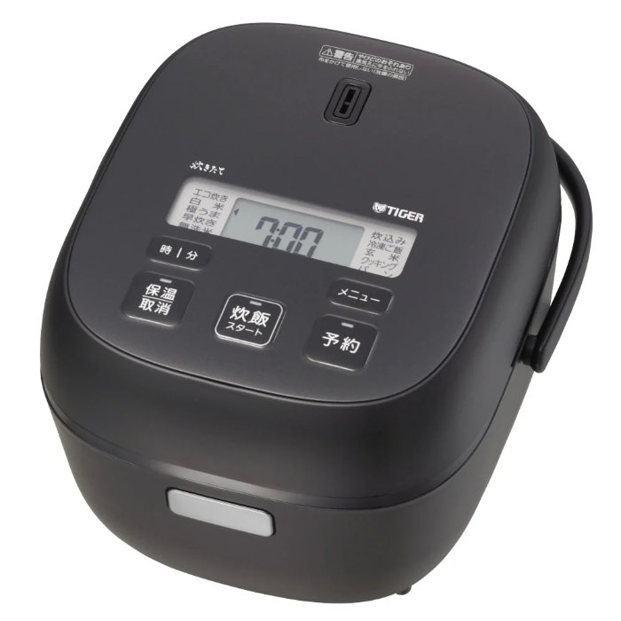 タイガー 3合炊き マイコンジャー炊飯器  炊きたて JBS-G055-KM マットブラック 土鍋コート特厚釜