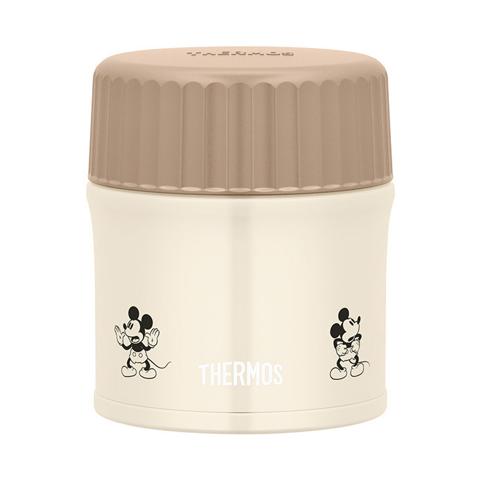 サーモス 真空断熱スープジャー 300ml ライトベージュ ミッキー JBU-303DS-LBE