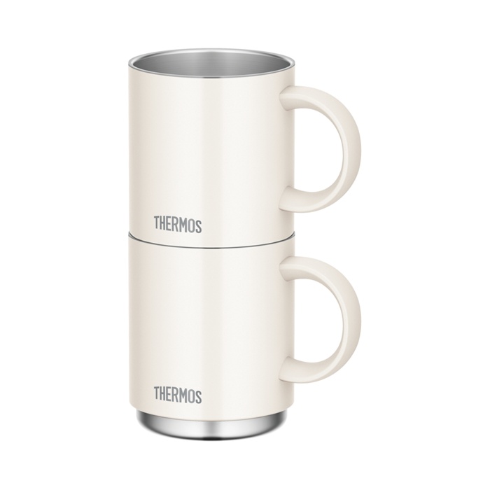 サーモス 真空断熱マグカップ 350ml パールホワイト JDS-352-PRW THERMOS