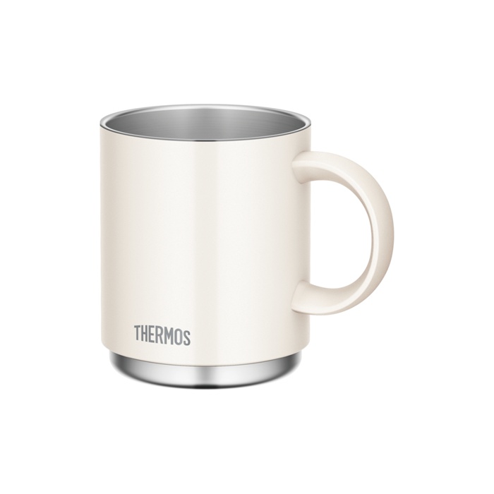 サーモス 真空断熱マグカップ 450ml パールホワイト JDS-452-PRW THERMOS