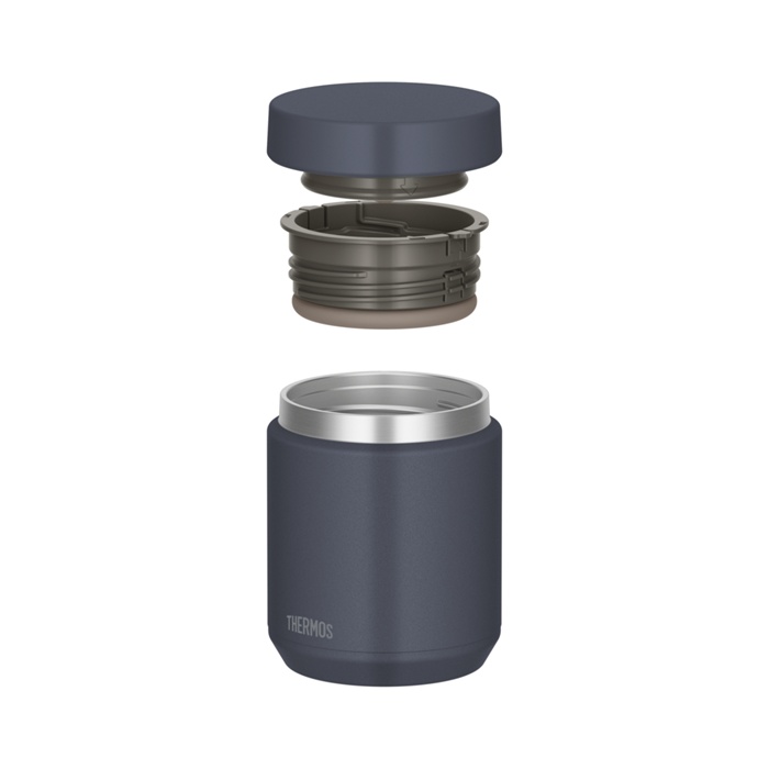 サーモス 真空断熱スープジャー 400ml ネイビーブラック JED-401-NVBK THERMOS