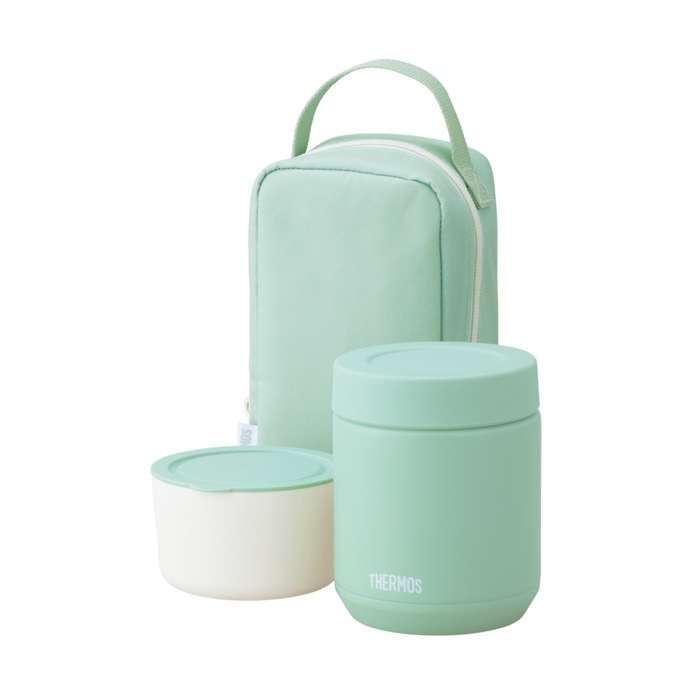 サーモス 真空断熱スープランチセット 300ml ミントグリーン JEE-551-MG THERMOS