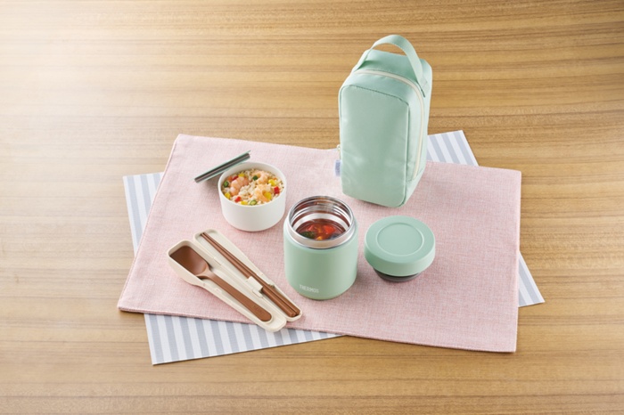 サーモス 真空断熱スープランチセット 300ml ミントグリーン JEE-551-MG THERMOS