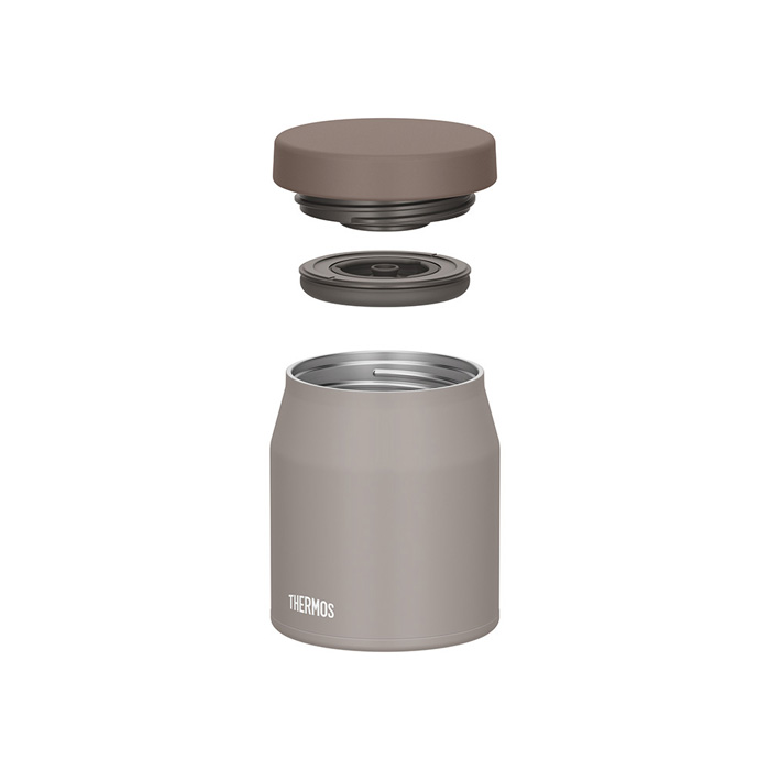 サーモス 真空断熱スープジャー 300ml グレージュ JEF-300-GG