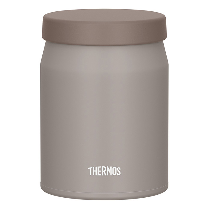 サーモス 真空断熱スープジャー 500ml グレージュ JEF-500-GG