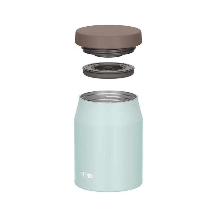 サーモス 真空断熱スープジャー 500ml ミスティブルー JEF-500-MSB