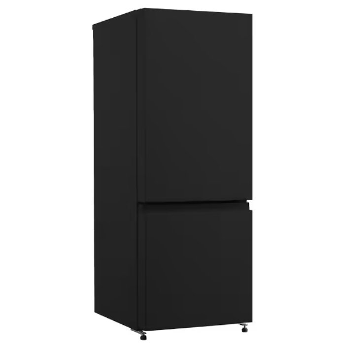 マクスゼン 156L 2ドア冷凍冷蔵庫 右開き JR156HD01BK ブラック