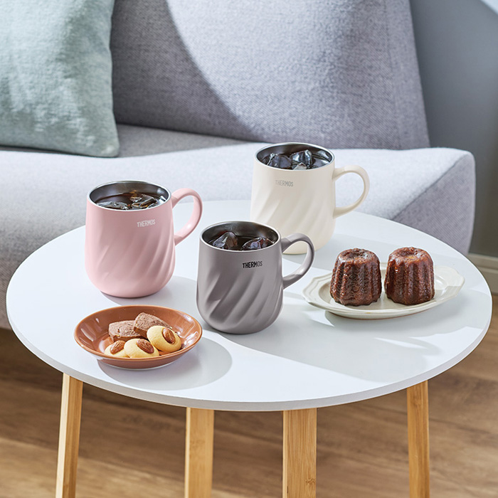 サーモス 真空断熱マグカップ 450ml ダークグレー JTD-450-DGY