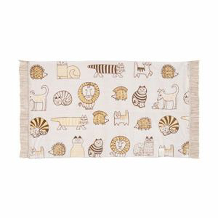 コイズミ 電気ひざ掛け KDH-L505 リサ・ラーソン マイキー＆フレンズ柄 ダニ退治機能搭載 洗える KDHL505