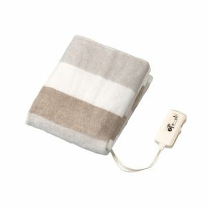 コイズミ 電気敷毛布 水洗いOK ダニ退治 室温センサー搭載 KDS50258T 電気毛布 快眠タイマー搭載