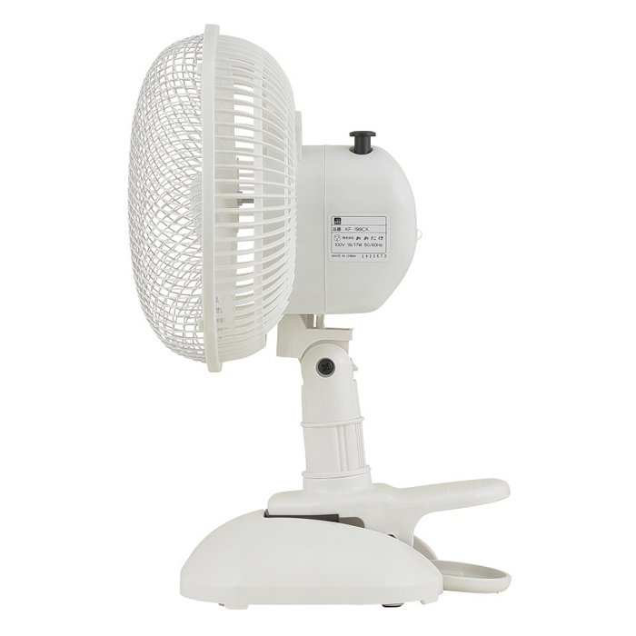 おおたけ 扇風機 2WAY クリップ扇風機 卓上扇風機 KF-195CDX-W ホワイト