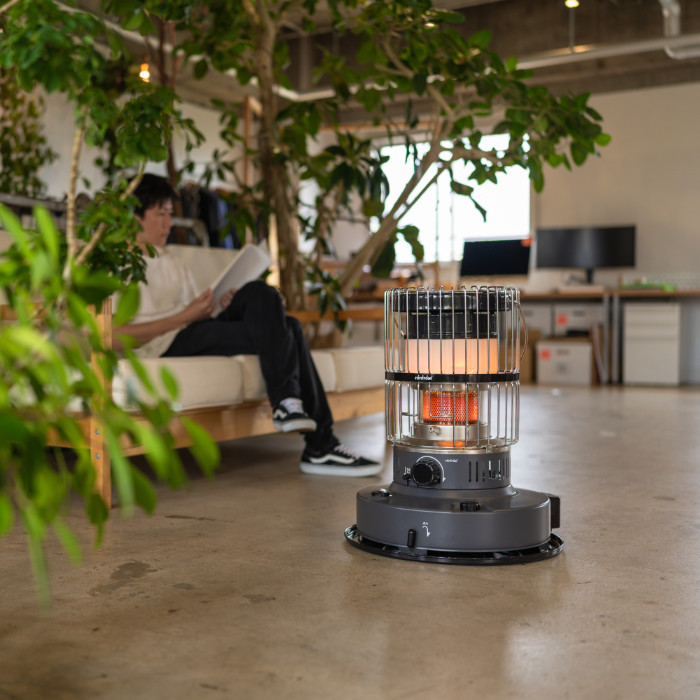 トヨトミ 対流形石油ストーブ ダブルクリーンタイプ KR-47A-H グレー TOYOTOMI