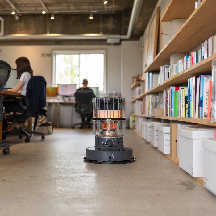 トヨトミ 対流形石油ストーブ ダブルクリーンタイプ KR-47A-H グレー TOYOTOMI