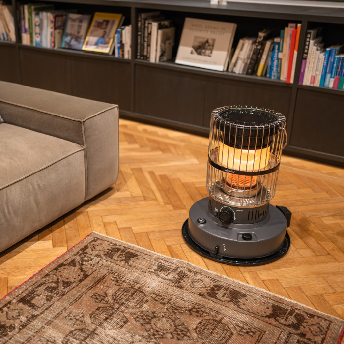 トヨトミ 対流形石油ストーブ ダブルクリーンタイプ KR-47A-H グレー TOYOTOMI