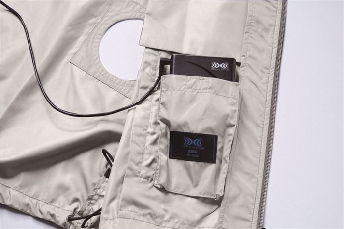 空調服(R) ベスト LLサイズ KU91830C09S4 ブラック