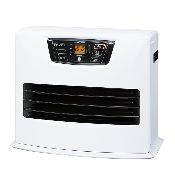 トヨトミ 石油ファンヒーター 人感センサーモデル LC-S53P-W ホワイト 木造14畳 コンクリート19畳 TOYOTOMI