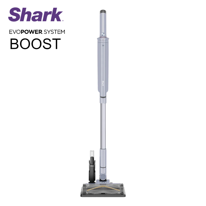 シャーク 掃除機 コードレススティッククリーナー Shark EVOPOWER SYSTEM BOOST 充電ドック付き LC602JGY ウィンターフォグ