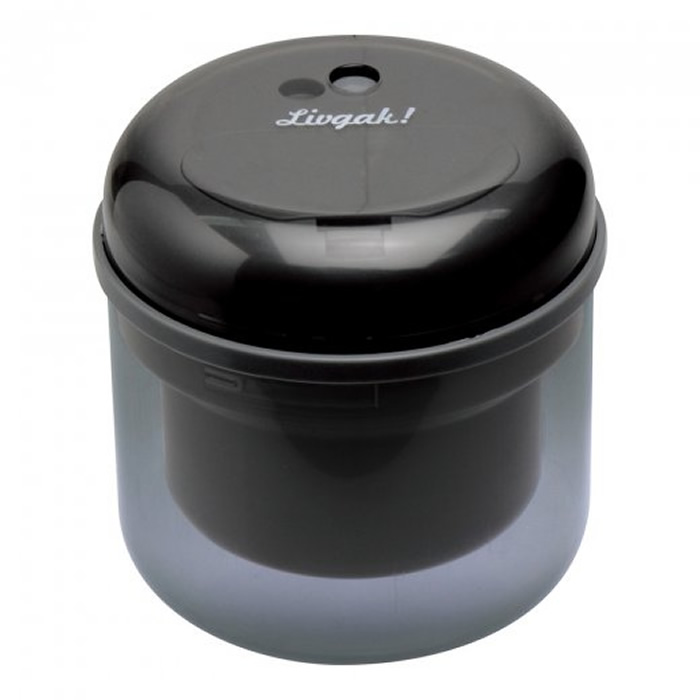 ソニック リビガク フリーキー 乾電池式電動鉛筆削り LV-1587-D ブラック SONiC