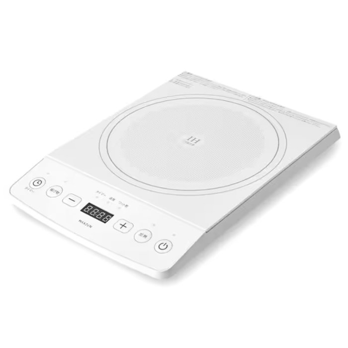 マクスゼン 卓上IHクッキングヒーター MIHS-TI140-WH ホワイト