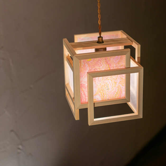 ペンダントライト MOP02-Fi Marmo Fiore 花 マルモ ペンダントライト 新洋電気 和風照明 和室 おしゃれ