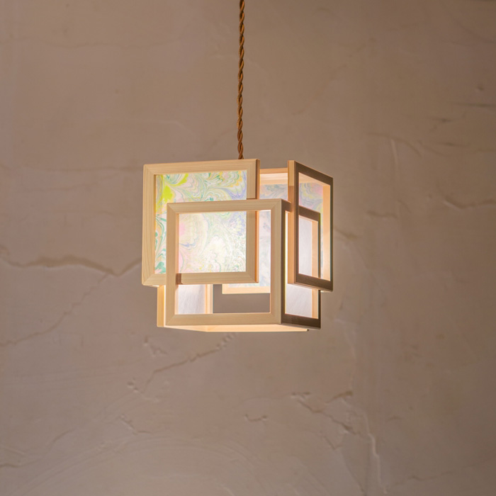 ペンダントライト MOP02-Fo Marmo Foresta 森 マルモ ペンダントライト 新洋電気 和風照明 和室 おしゃれ