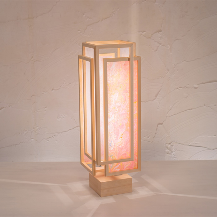 スタンドライト MOS04-Fi Marmo Fiore 花 マルモ スタンドライト 新洋電気 和風照明 和室 おしゃれ