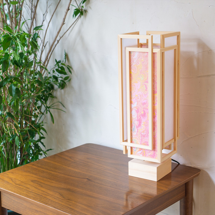 スタンドライト MOS04-Fi Marmo Fiore 花 マルモ スタンドライト 新洋電気 和風照明 和室 おしゃれ