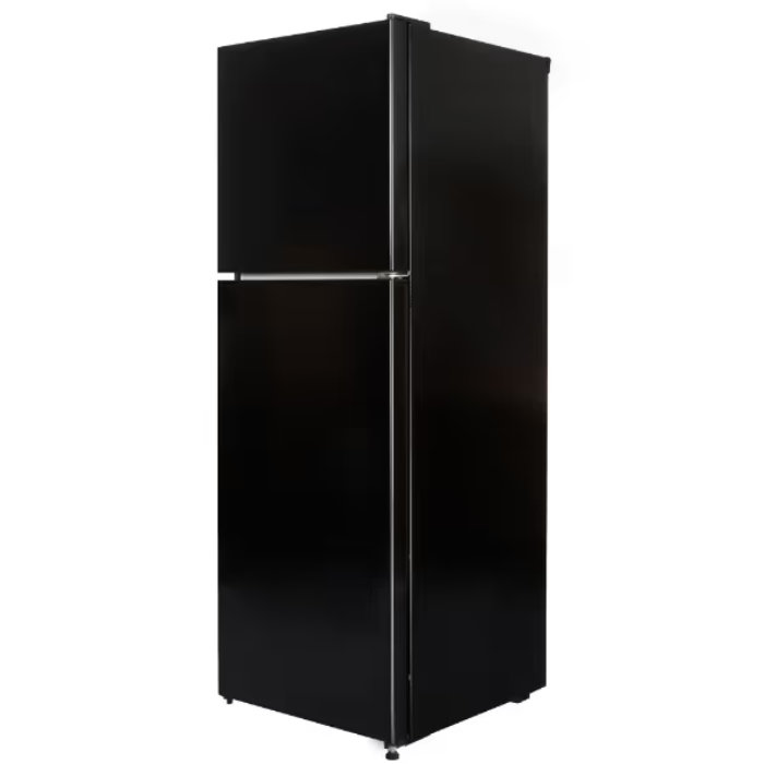 マクスゼン 130L 2ドア冷凍冷蔵庫 右開き MR130ML01BK ブラック