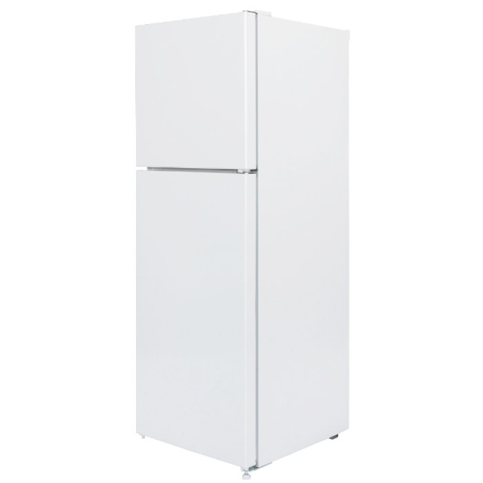 マクスゼン 130L 2ドア冷凍冷蔵庫 右開き MR130ML01WH ホワイト