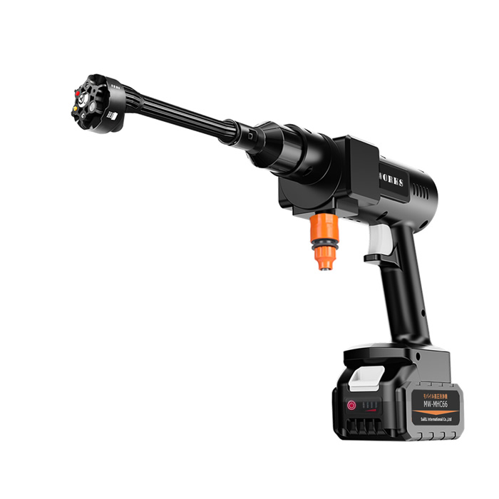 M-WORKS 充電式モバイル高圧洗浄機 MW-MHC66 ブラック サイエルインターナショナル