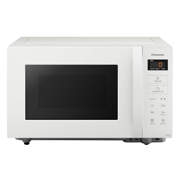 パナソニック 電子レンジ 22L 単機能レンジ フラット庫内 NE-FL1E-W オフホワイト