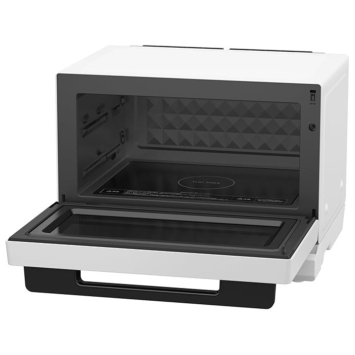 パナソニック オーブンレンジ 23L ワイド&フラット たて開き NE-FS3D-W ホワイト