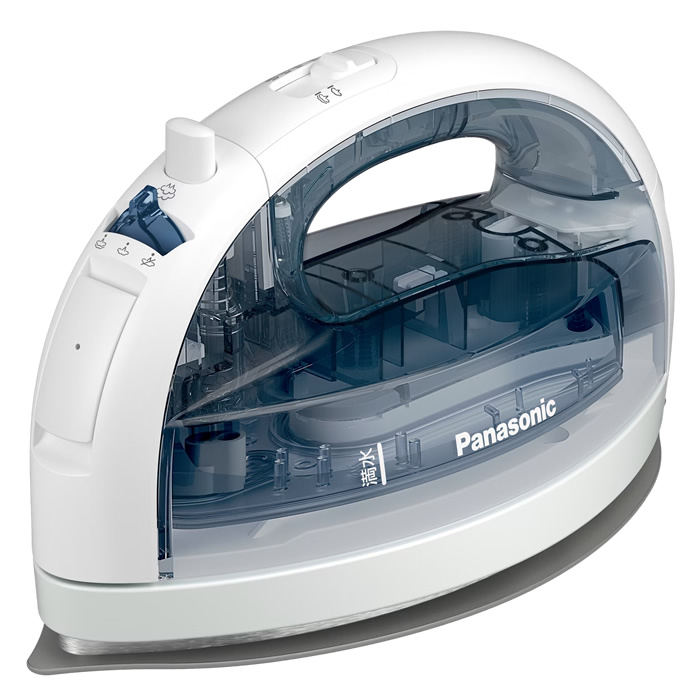 パナソニック コードレススチームアイロン NI-WL409-H クリアグレー Panasonic