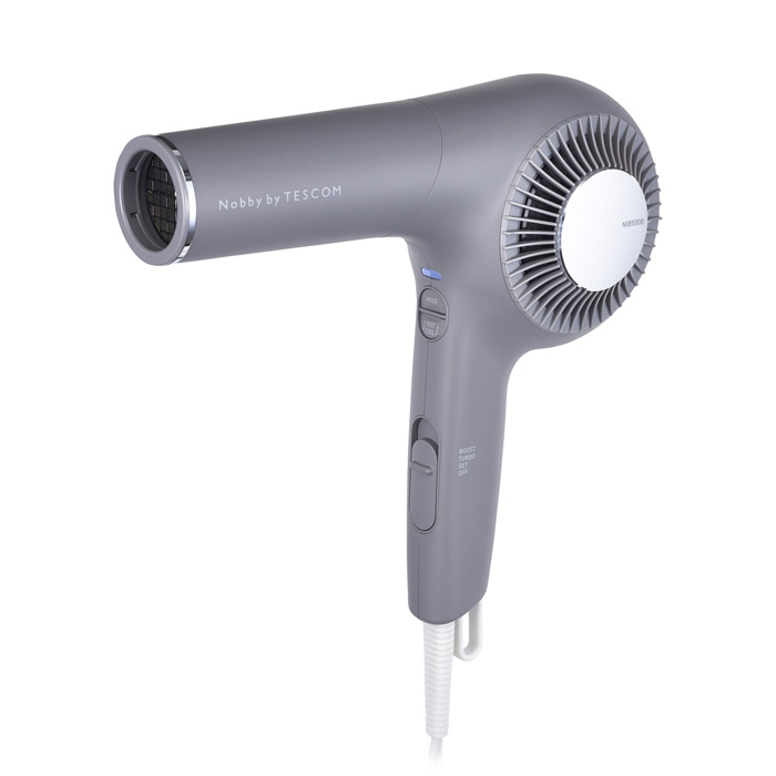 テスコム Nobby by TESCOM プロフェッショナル プロフェッショナル プロテクトイオン ヘアドライヤー NIB500B-H スモーキーグレー 大風速
